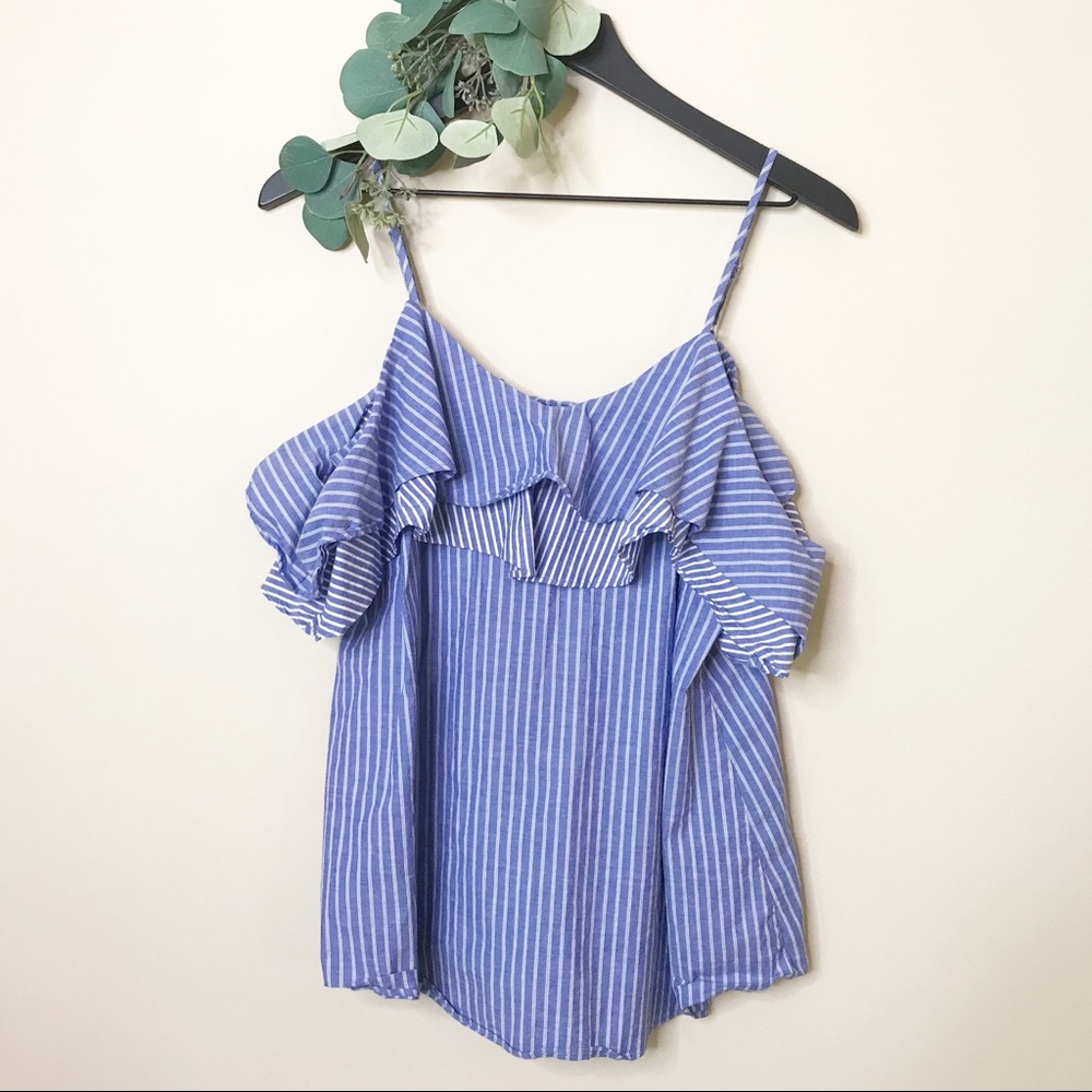 a new day off the shoulder spring top size M